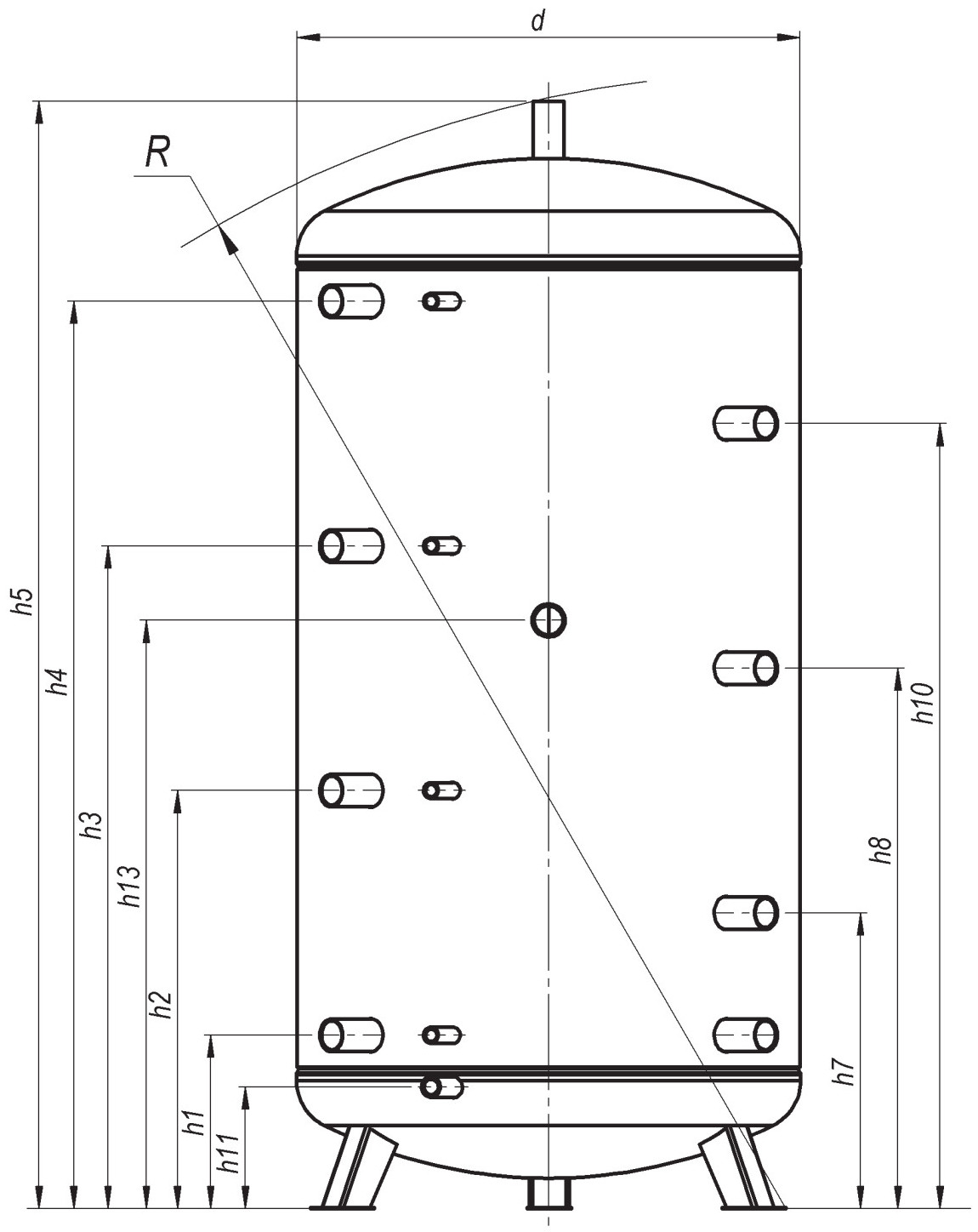 ZBIORNIK BUFOROWY KHT PS-00-500-GP-PS w zdejmowanej izolacji - obrazek 4